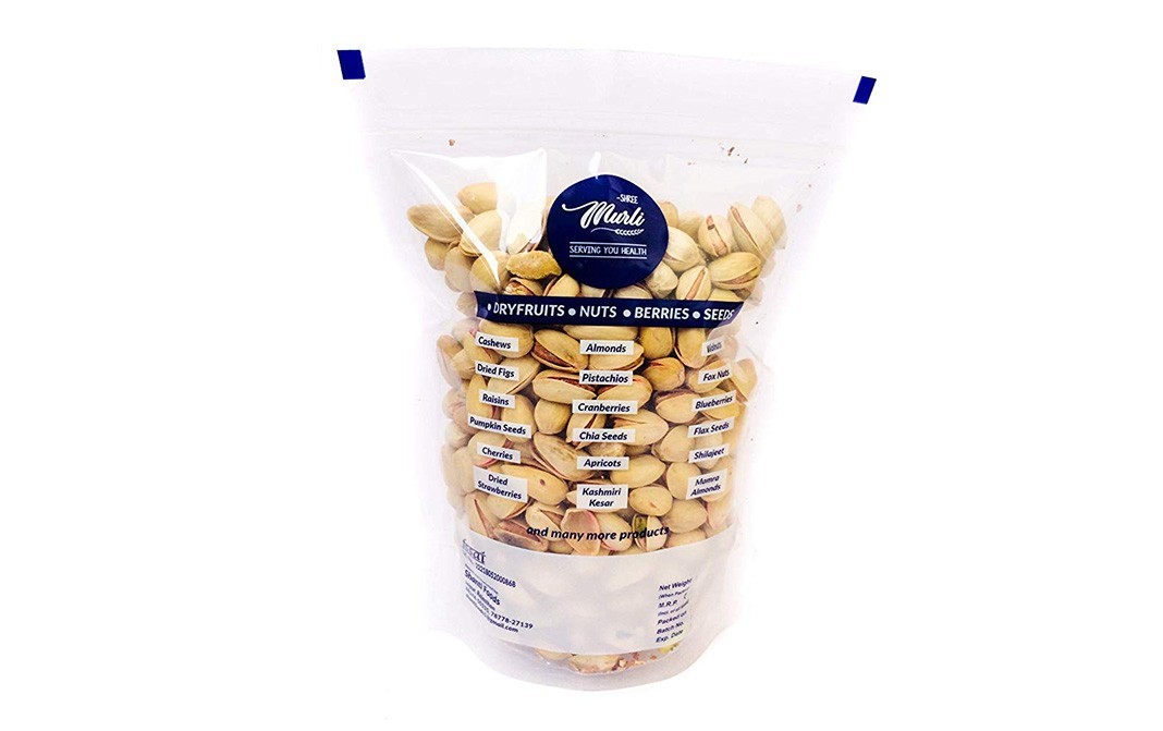 Shree Murli Roasted Pistachios Nuts    Pack  500 grams